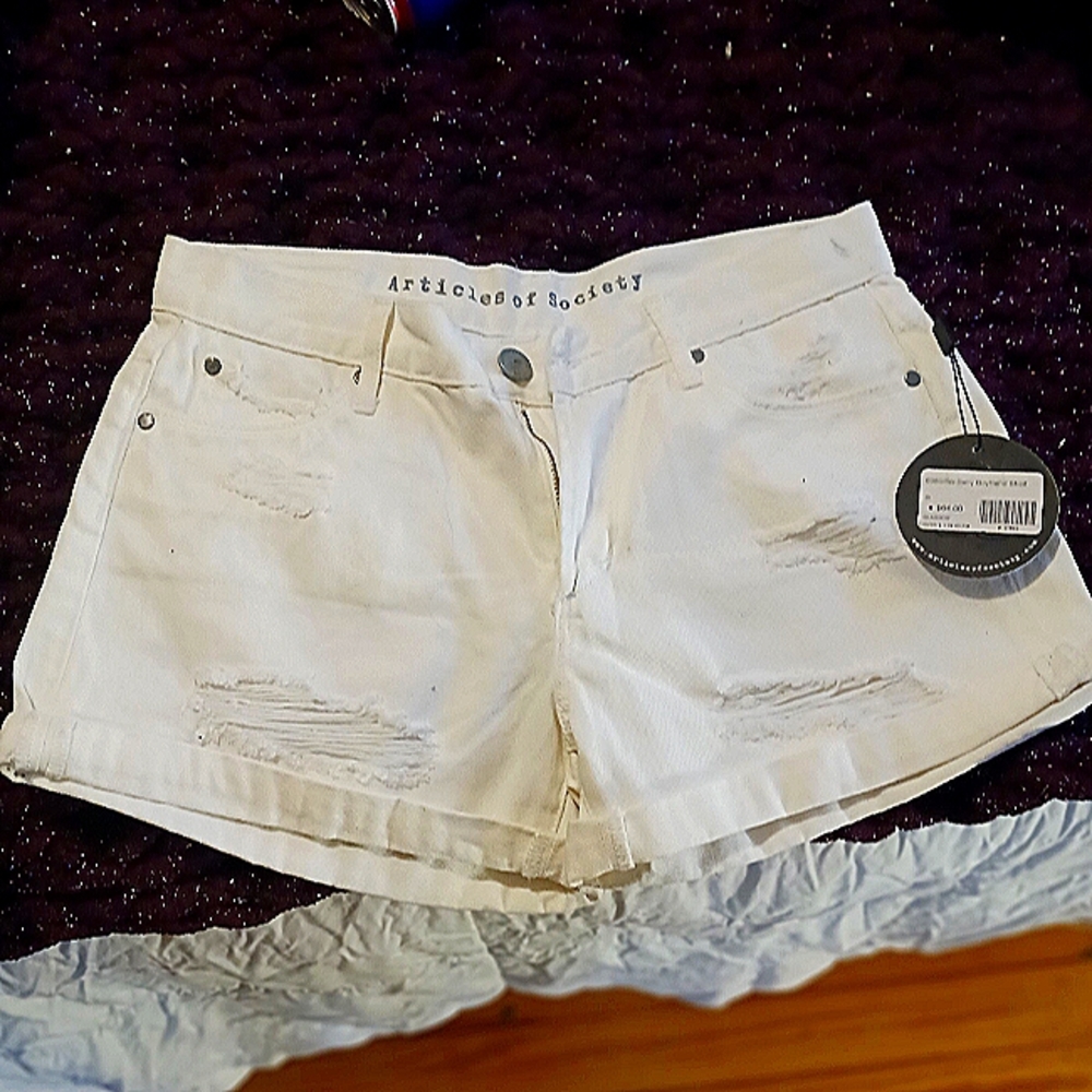 White Shorts
